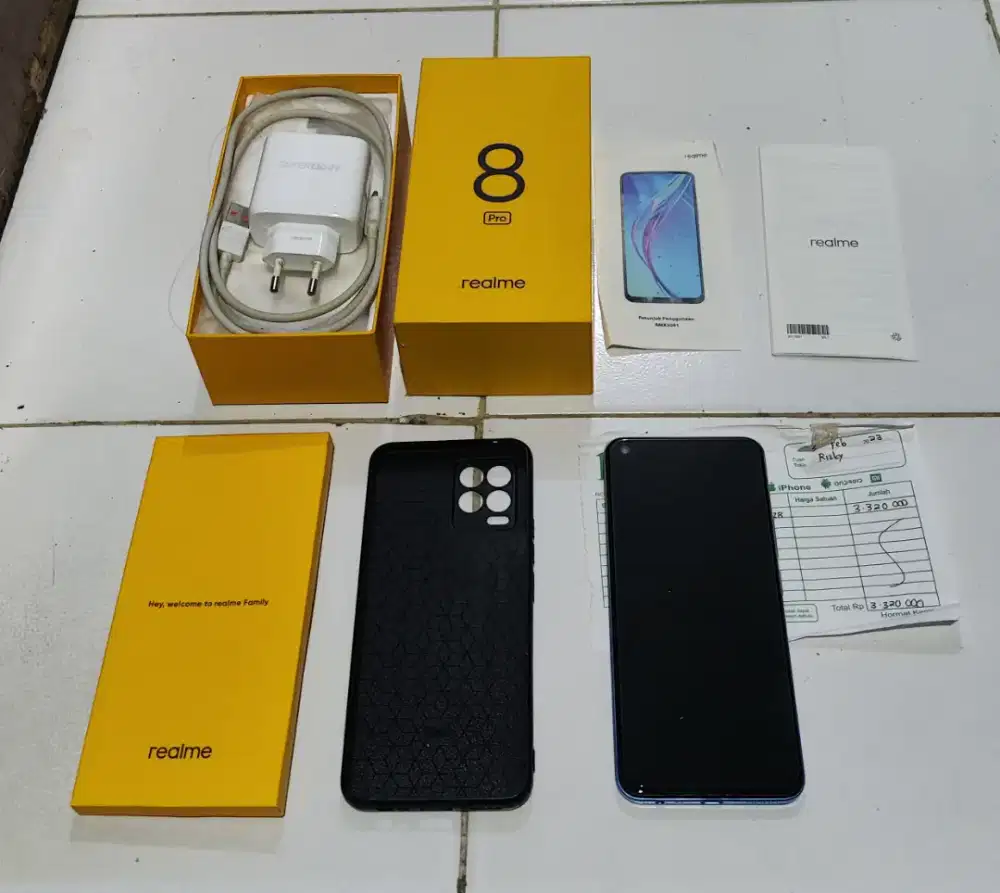 HP murah Realme 8 pro fullset 8/128 no minus