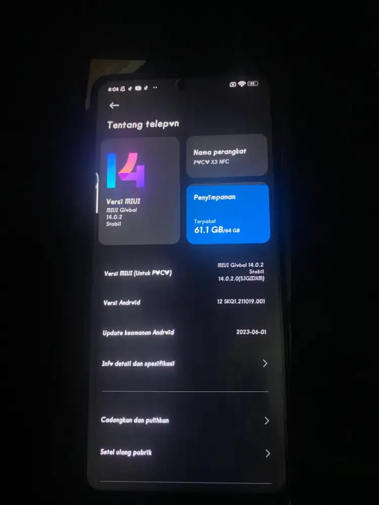 Poco x3 NFC 6/64 fullset