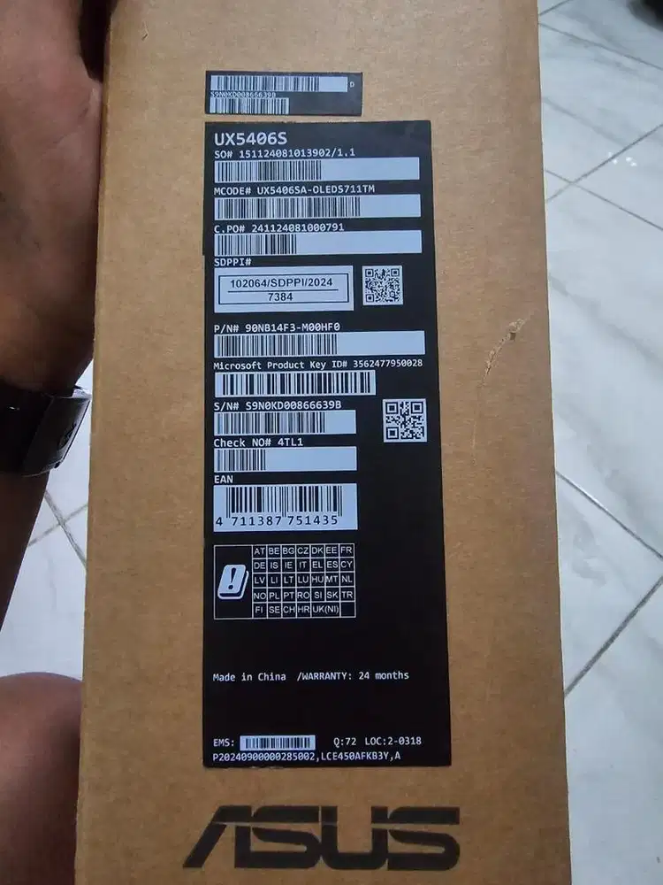 ASUS Zenbook S 14 (UX5406S)