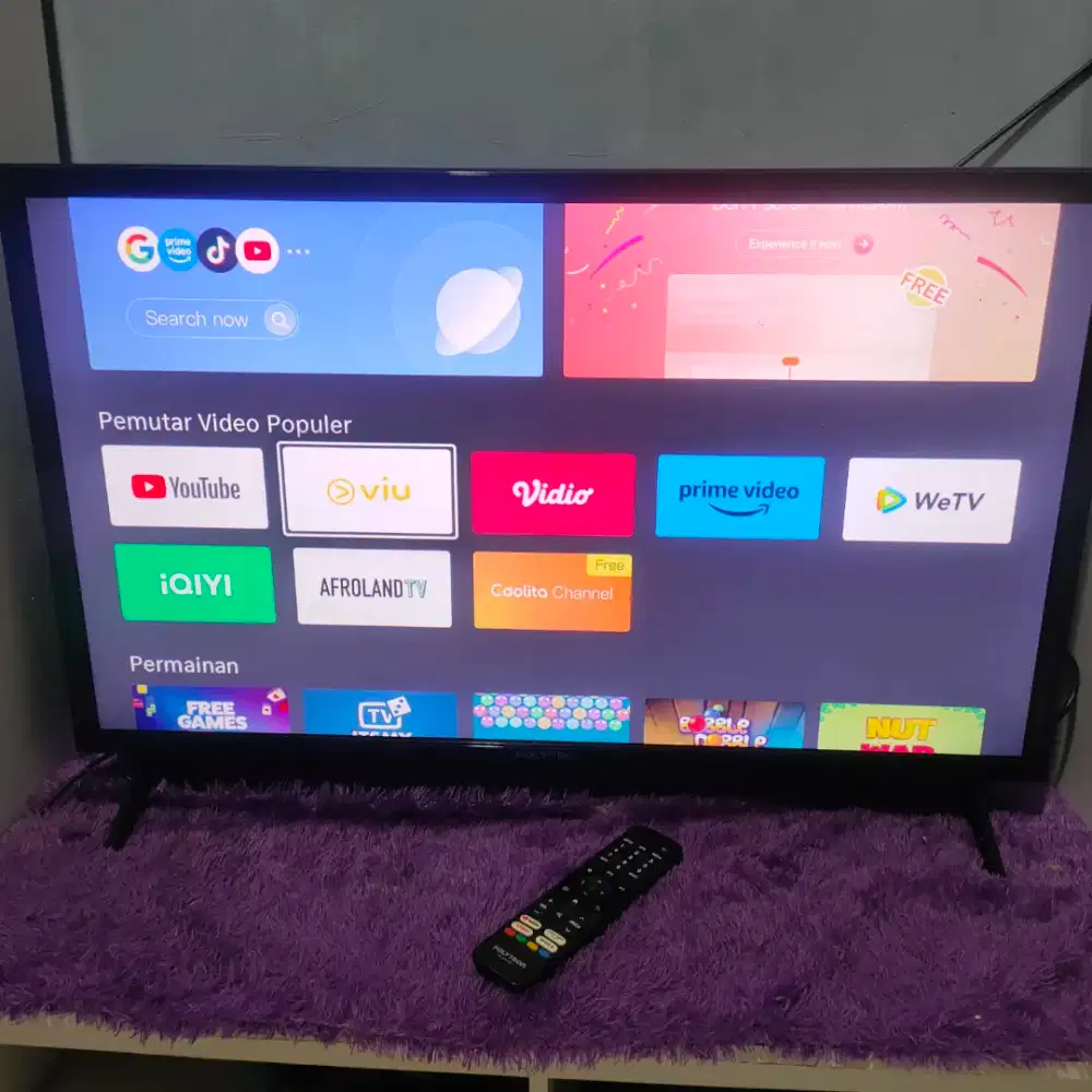 Smart TV Polytron 32 Inch Sudah Digital Juga. Batangan Murah aja