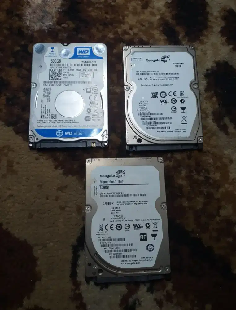 HDD Kapasitas 500gb 3pcs