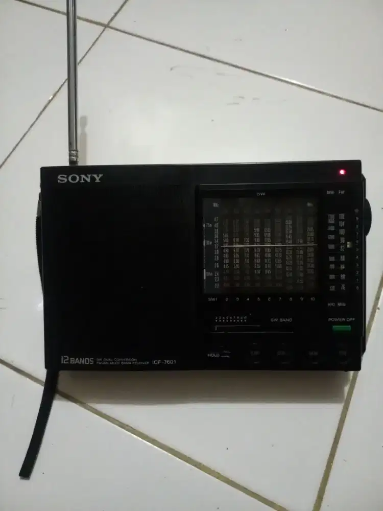 Radio Sony ICF 7601 kond Mulus. 95% dan 100% Normal