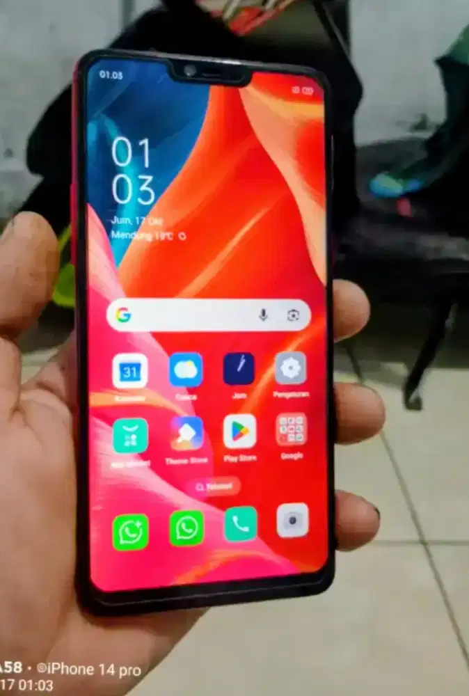 Oppo F7 4G Ram 4/64 gb Full Sehat