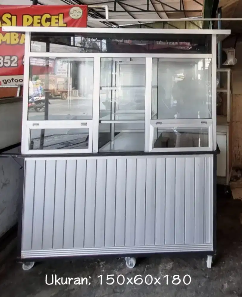 Gerobak Stainless siap pakai