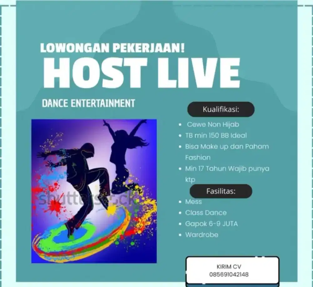 LOWONGAN HOST LIVE KHUSUS WANITA