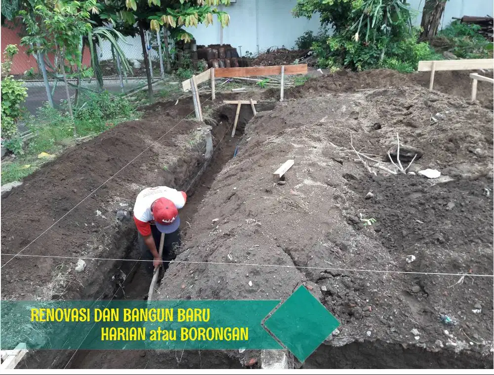 Tukang Harian / Tukang Borongan / Renovasi / Bangun Rumah dan Service