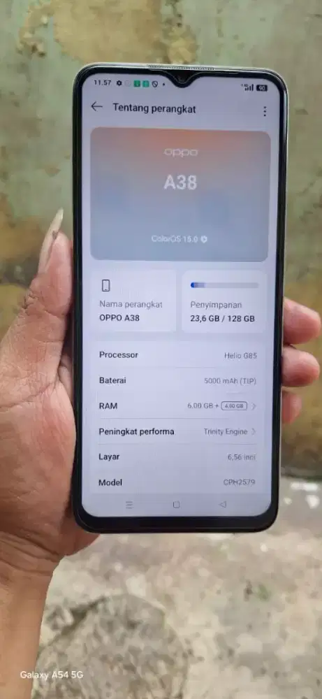 Oppo A38 Ram 6+4gb/128gb like new HP ONLY