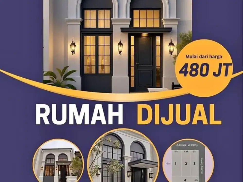 Rumah di Jl Bromo Tapi Akses Bisa Selisih 2 Mobil ? Plus Dekat ke Jalan Besar Utama