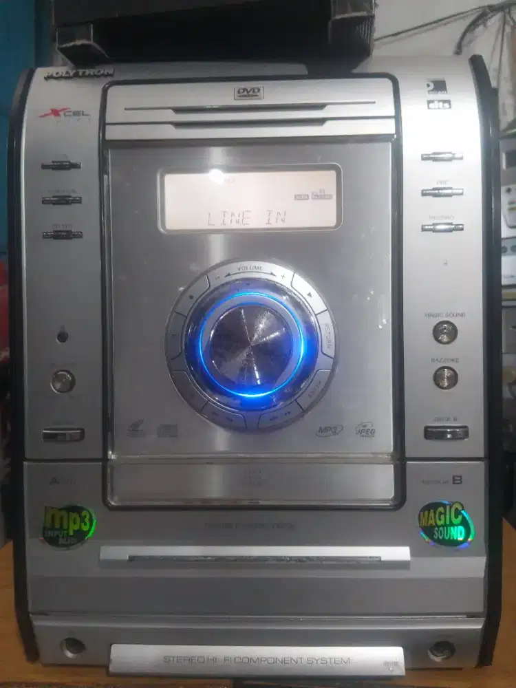 Polytron XCel Amplifier 3500 watts pmpo, full ori, Bazz, EQ, Surround