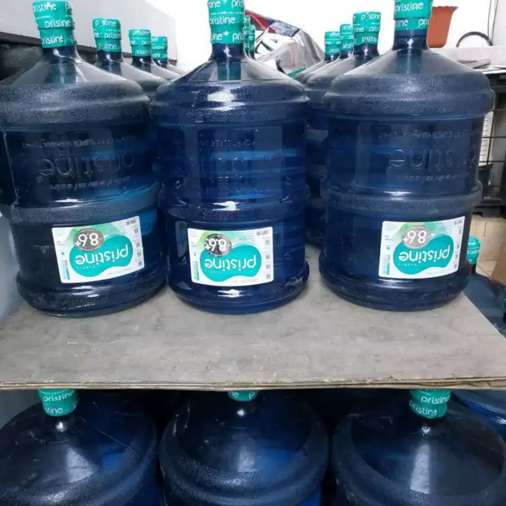 Galon plus isi pristine siap antar