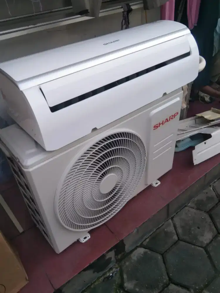 D jual sama pasang dan pipa 3meter ac sharp 1/2 pk