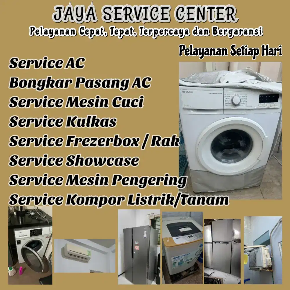 Service Bongkar Pasang AC Servis Mesin Cuci Kulkas Frezer Tambaksari