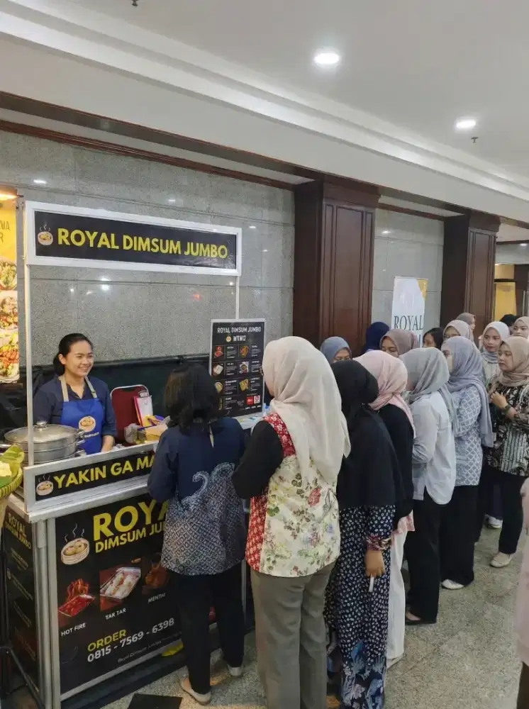 DIBUTUHKAN PRAMUSAJI/BOOTH KEEPER UNTUK JUAL DIMSUM