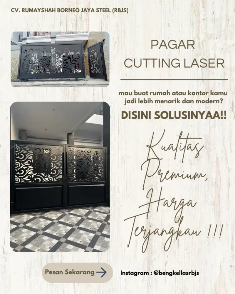 PAGAR CUTTING LASER