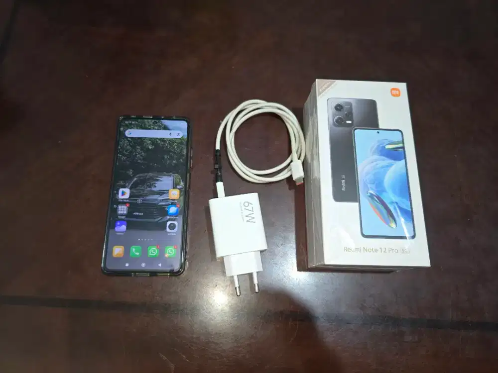 Dijual Hp Xiaomi Redmi Note 12 Pro 5G 8/256 Midnight Black