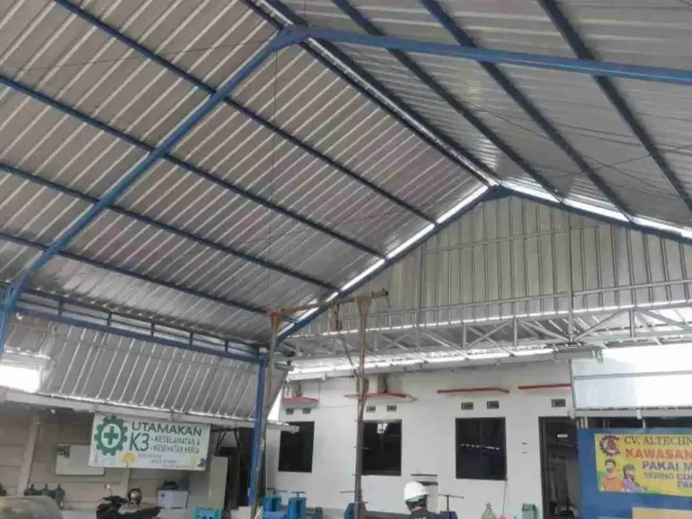 GUDANG BENGKEL FABRIKASI DIJUAL MURAH DI SUKABUMI BANDAR LAMPUNG