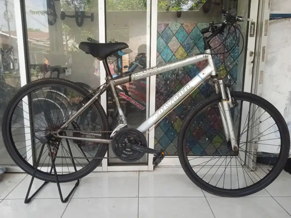 Sepeda gunung polygon asli