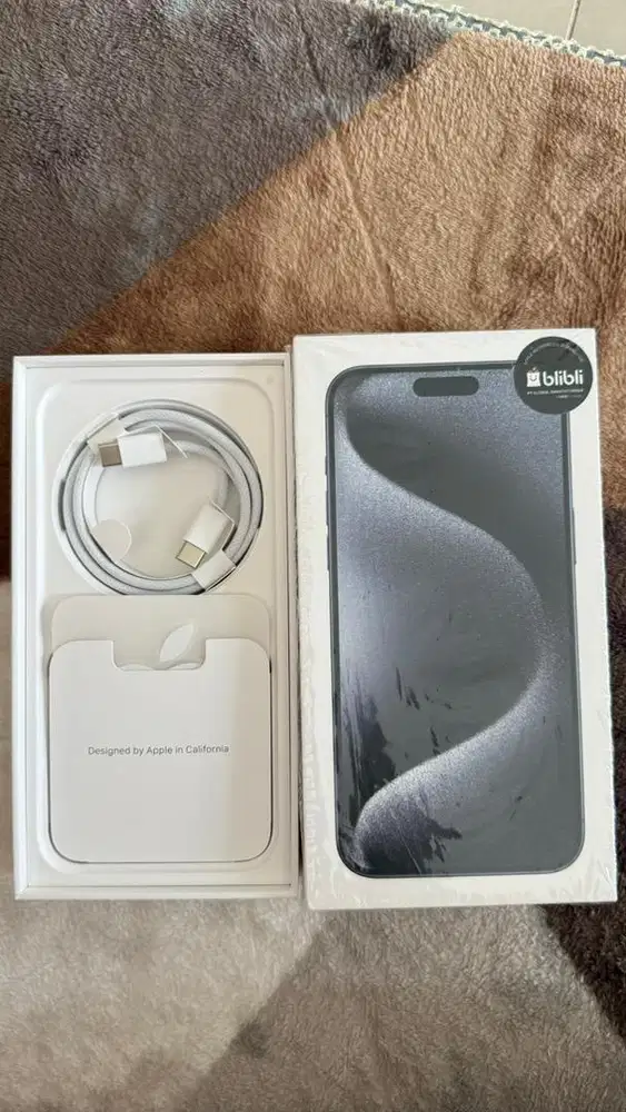 DIJUAL 15PROMAX 256GB Titanium Blue