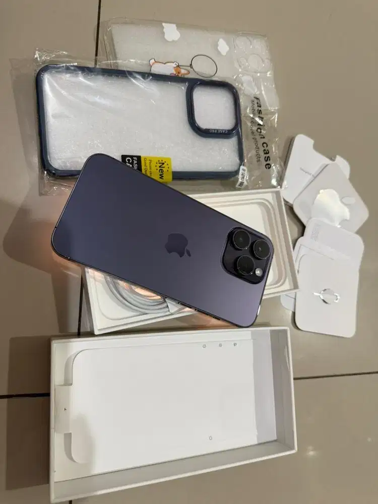 Iphone 14 pro max 256GB fullset imei permanen