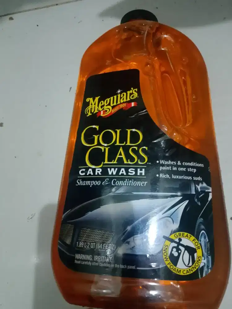 Shampo mobil gold baru masih segel