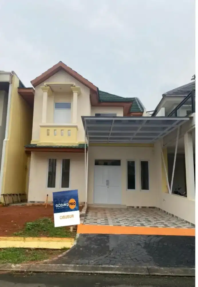 Jual rumah 2 lantai sudah renovasi 2,1 M. Kota Wisata Cibubur.