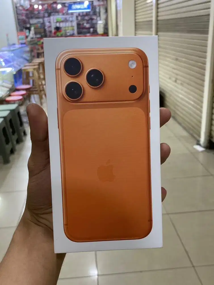 iPhone 17 promax 256gb orange new resmi