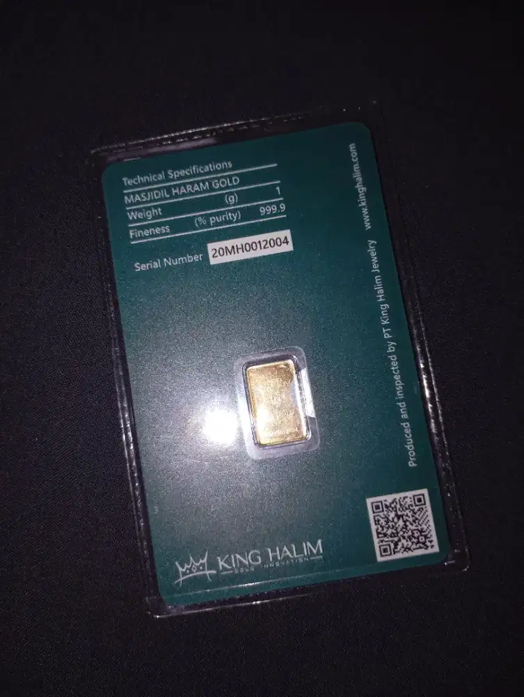 Emas king halim 1 gr model lama