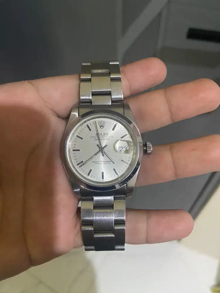 Rolex oyster perpentual-jam vintage-jam otomatis-jam jadul