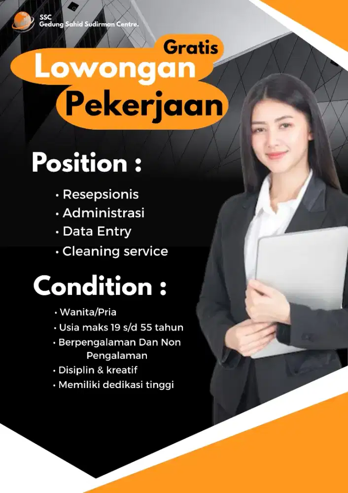 Lowongan terbaru diperusahaan kami