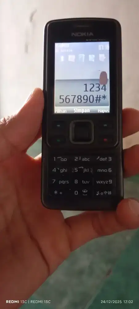 Dijual hp Nokia 6300 normal fungsi sinyal on minat pm