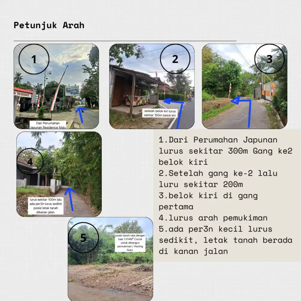 Dijual Tanah di Sumberojo Mertoyudan Strategis