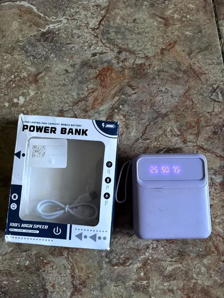 Powerbank capacity 20k mAh