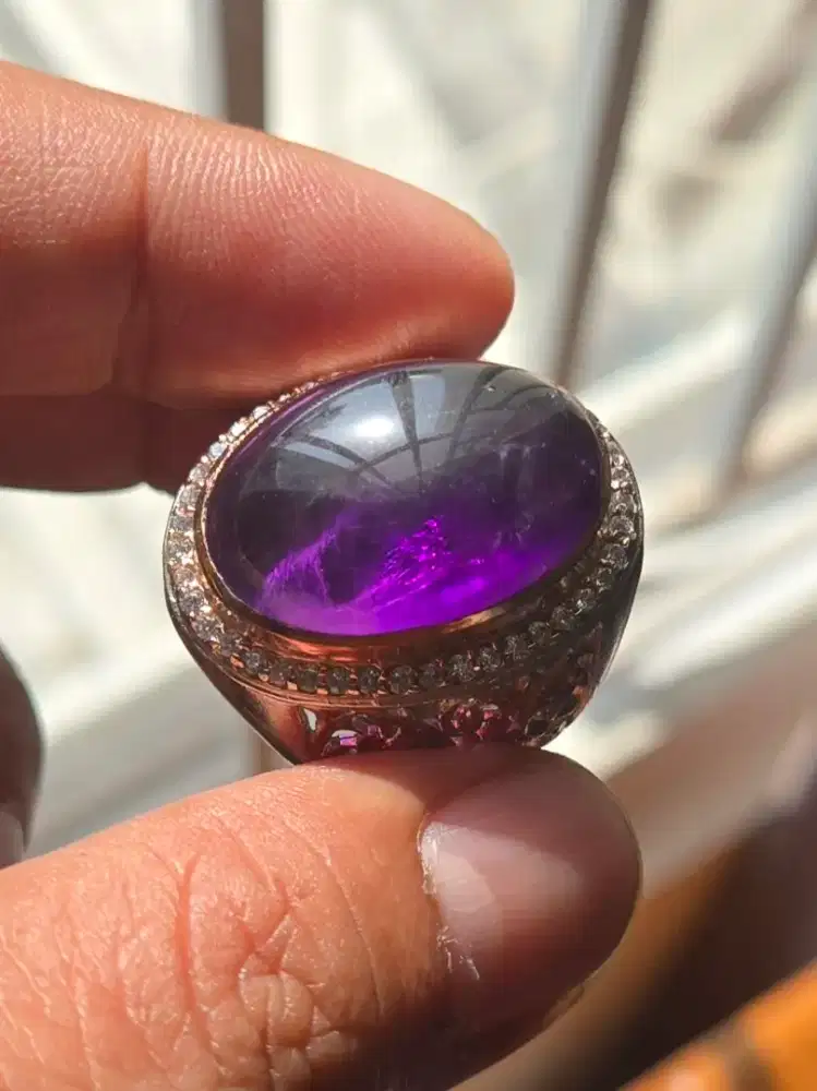 Natural Amethyst Kecubung 24x17