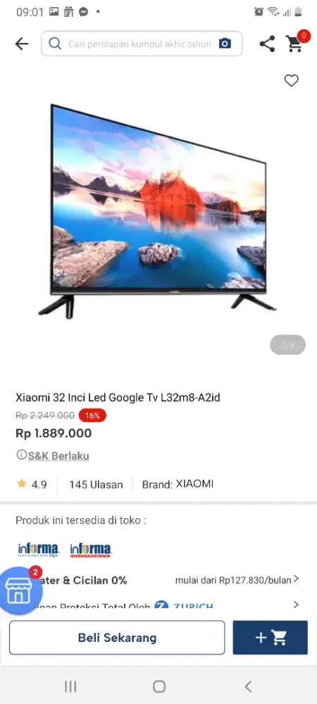 Xiaomi google tv 32inch