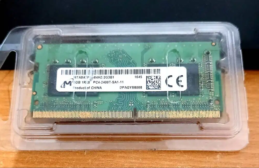 SODIMM DDR4 8GB 2400 | Ram Laptop | SO-DIMM Micron 1Rx8 PC4 2400T