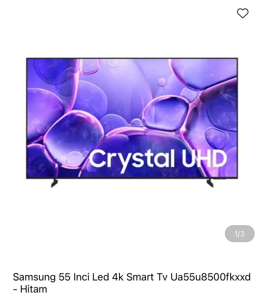 SAMSUNG 55inci Led 4k Smart TV bisa cicilan syarat ktp