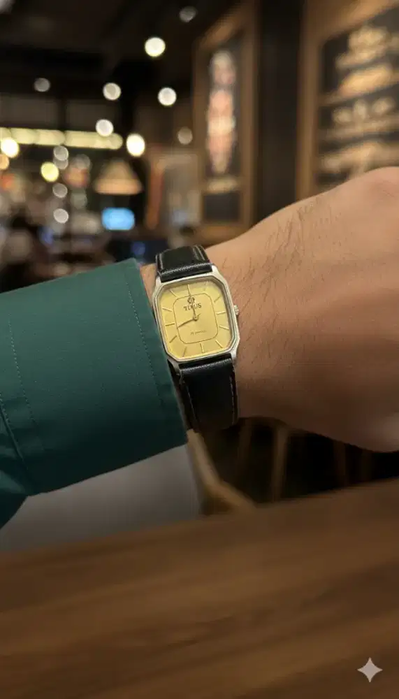 Jam tangan titus tank manual winding