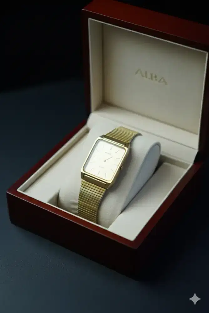 Jam tangan alba vintage dua jarum