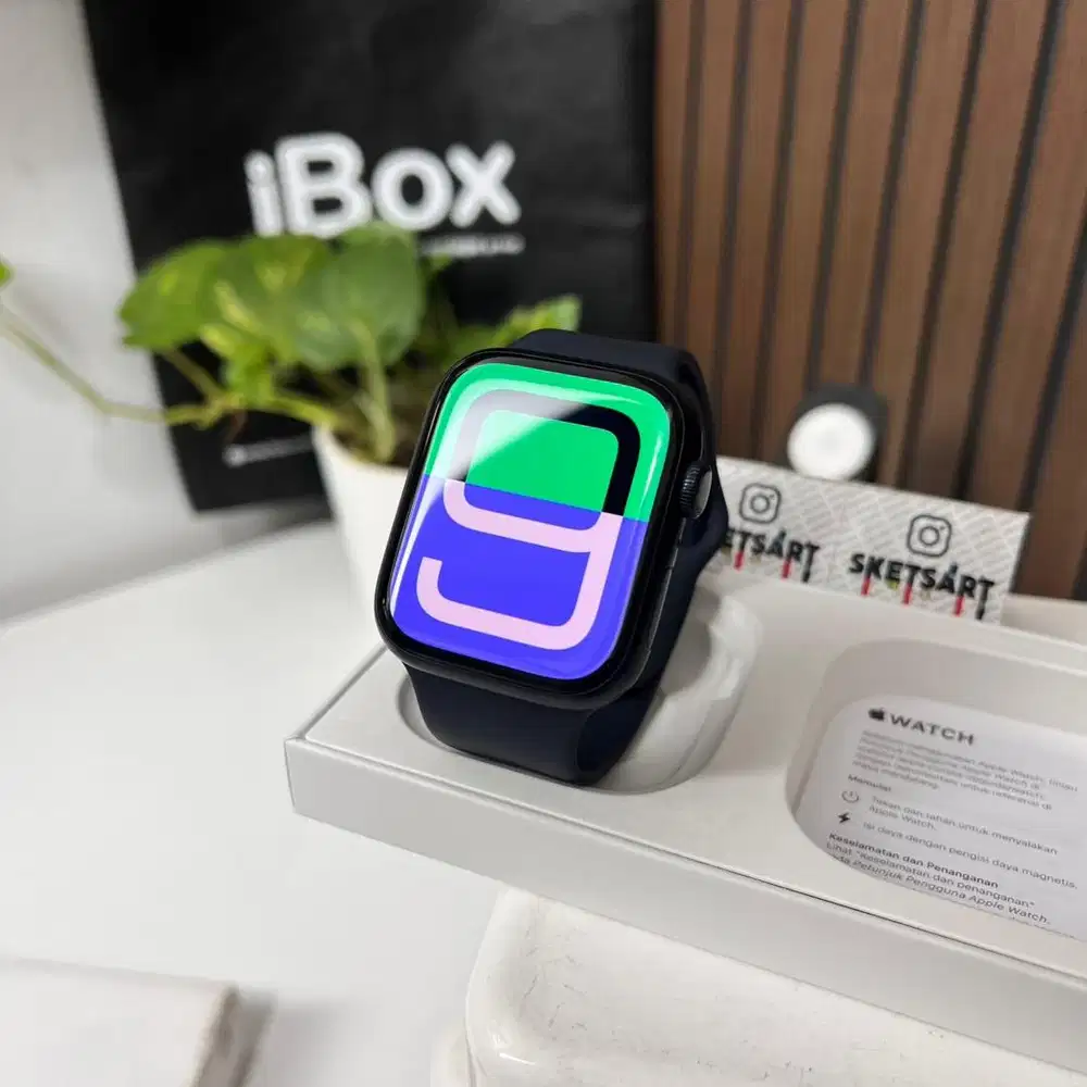 Apple Watch Series 9 45mm iBox iwatch Battery Health 99%