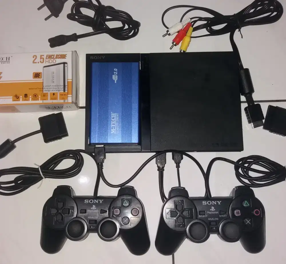 Ps2 sony super mantap full games siap main ps 2 stik mulus lancar