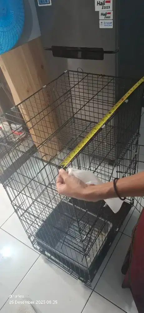 Jual kandang kucing 2 pintu belum dipakai