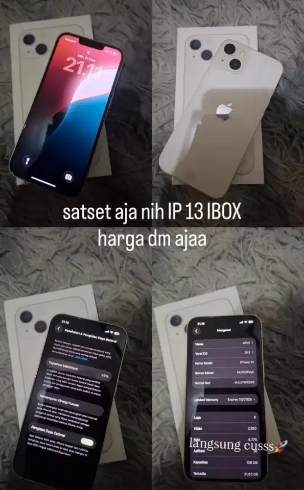 Iphone 13 ibox resmi