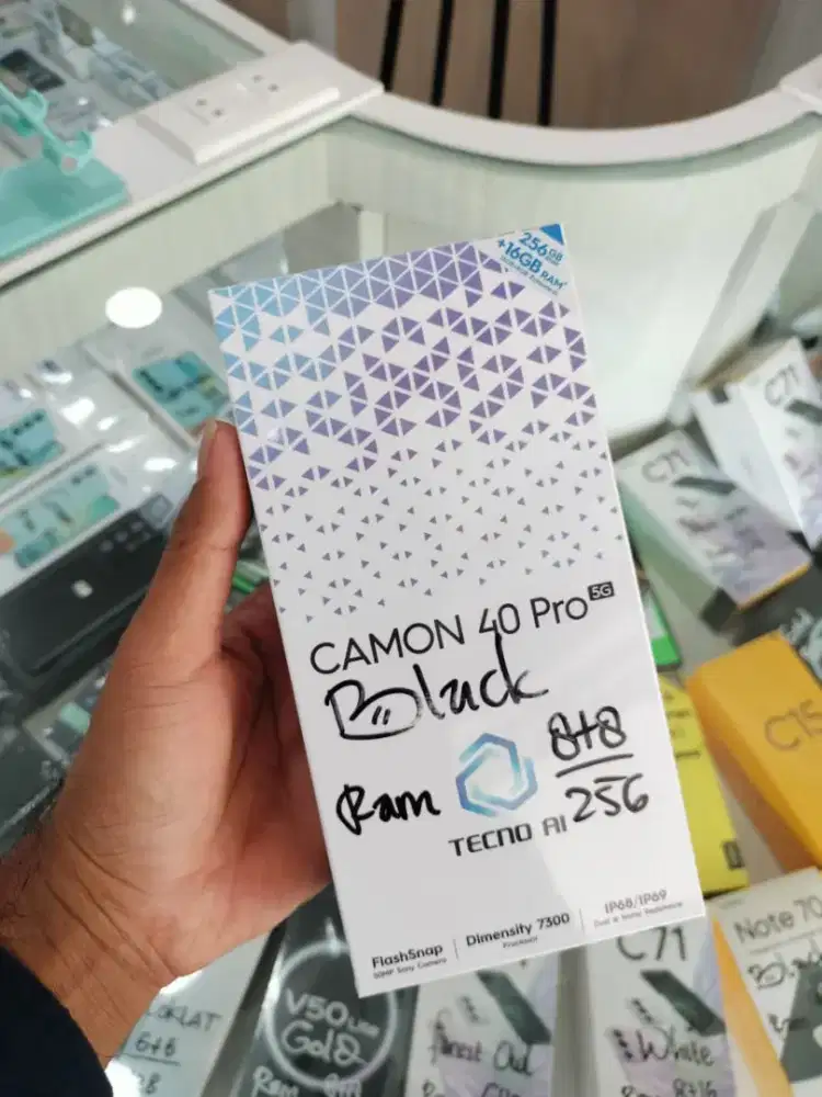 Tecno Camon 40 Pro 5G BARU Layar Lengkung Mewah