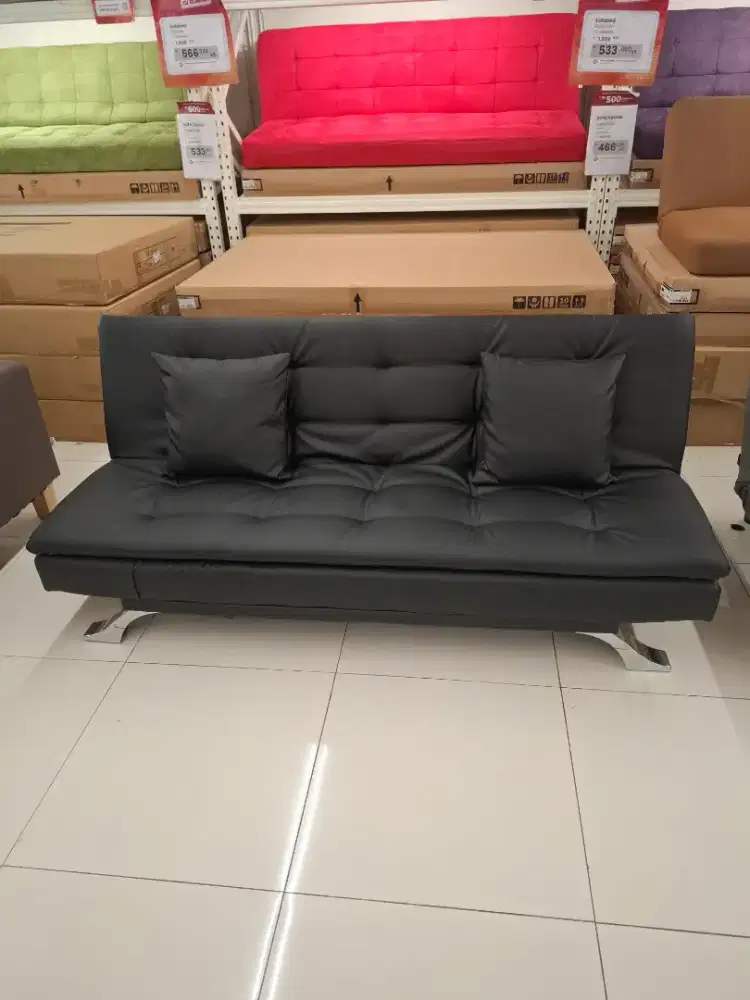 Sofa Bed Premium Hitam Greesa