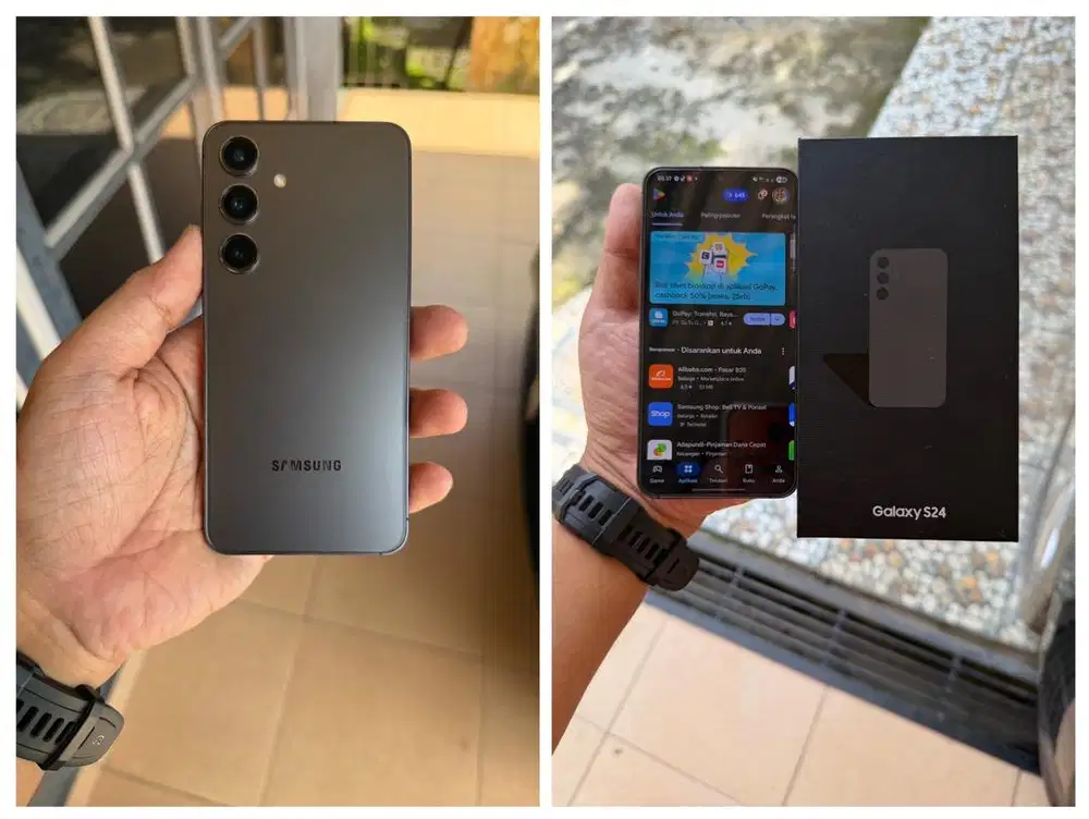 Samsung s24 onyx black 256gb garansi on