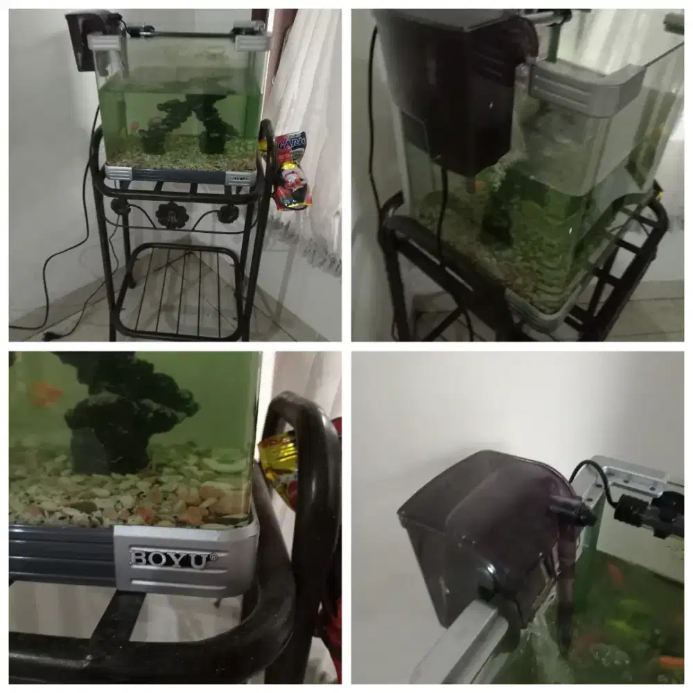 Aquarium Arkrilik tanpa Sambung Fullset
