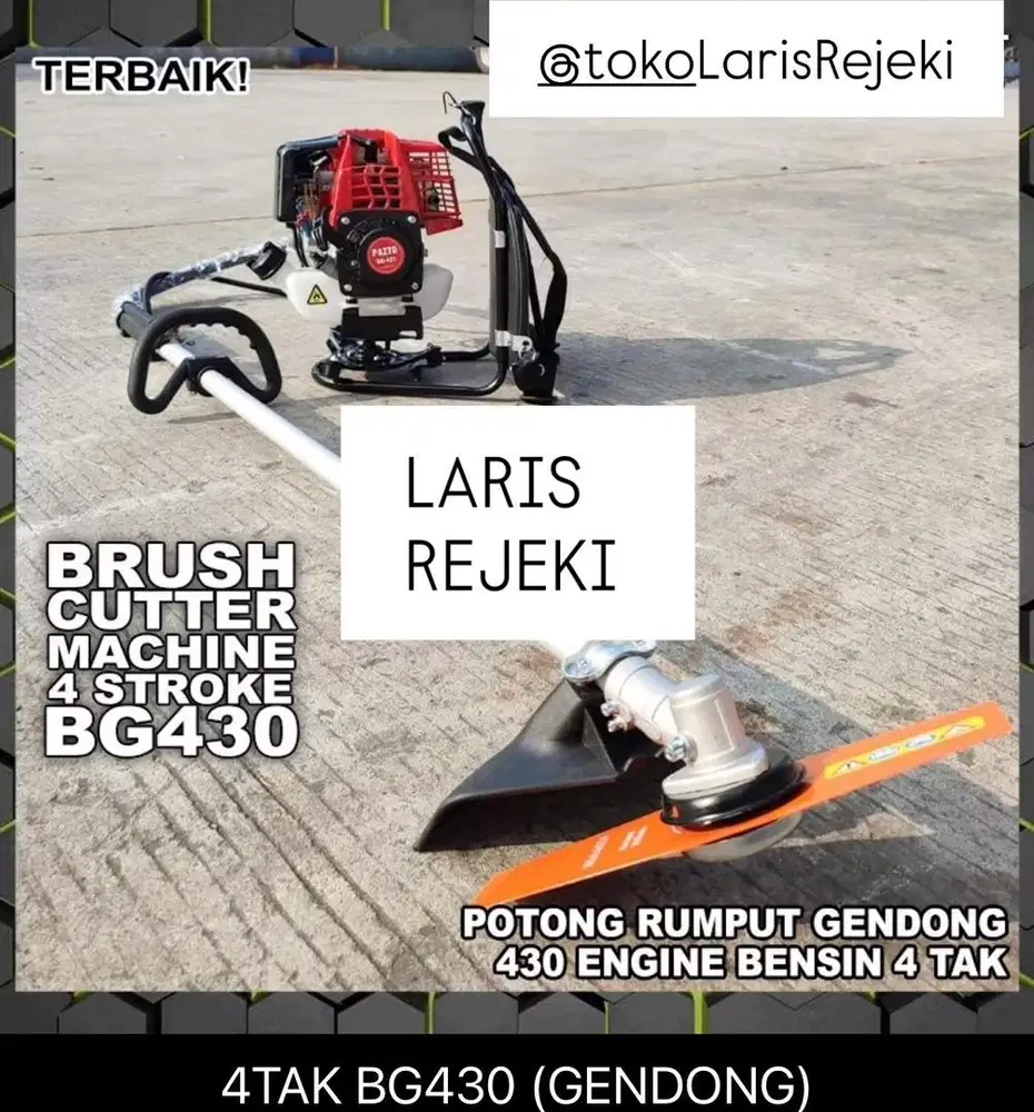 Alat mesin potong rumput 4 tak