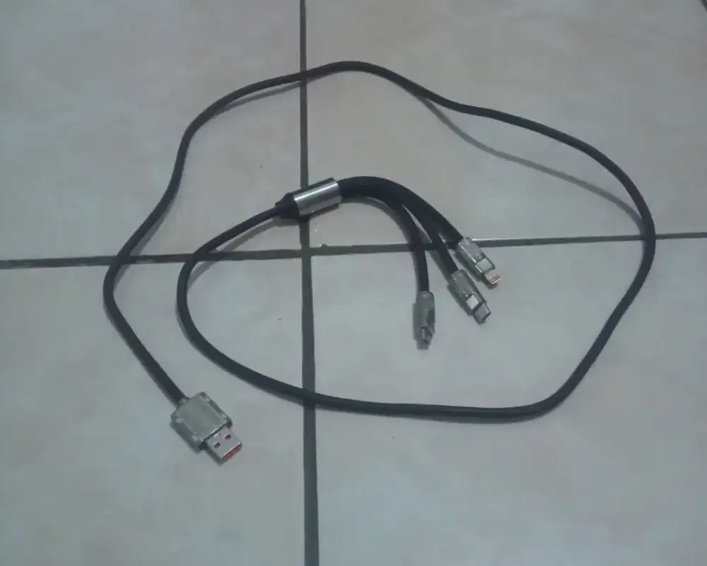 Kabel Data 3in1 Type C, Micro USB, iOS