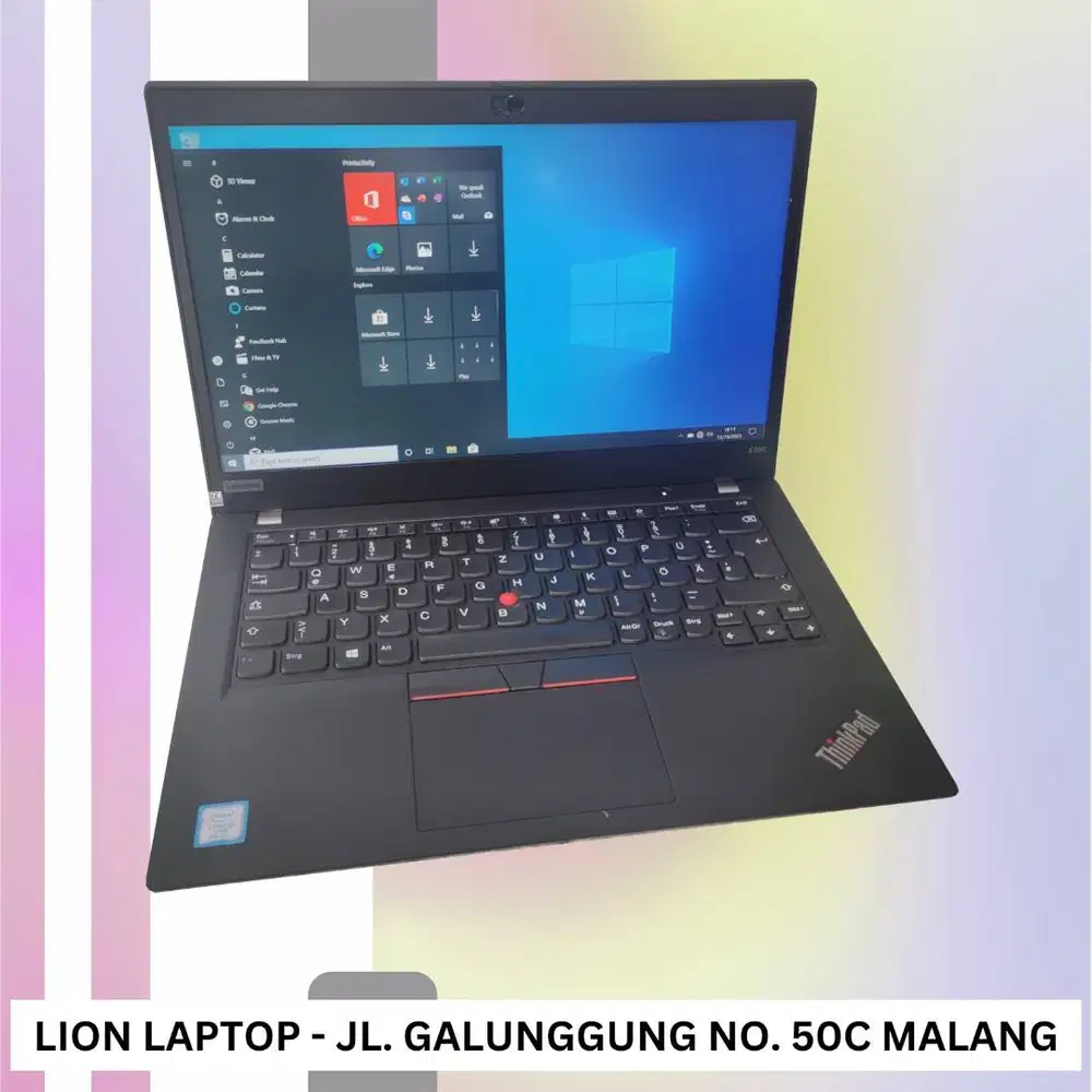 RAM 16GB SSD 256GB Core i5 Gen 8 Slim Lenovo Thinkpad X390 [25|12]