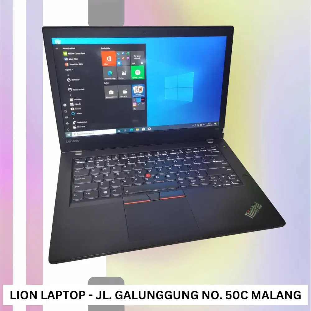 RAM 8GB SSD 256GB i5 Touchscreen Lenovo Thinkpad T470 [25|12]